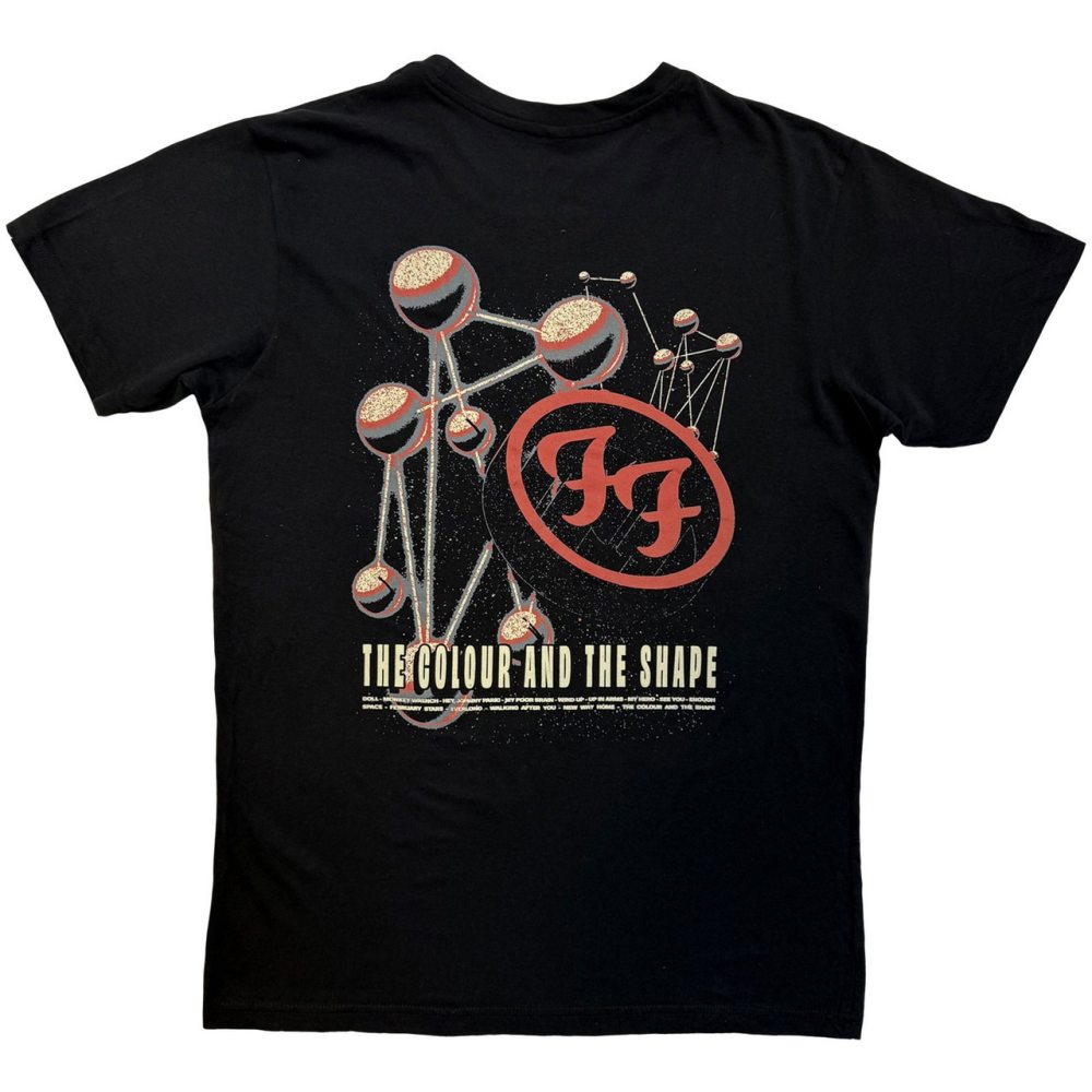 Foo Fighters - The Colour & The Shape Heren Tshirt - Zwart